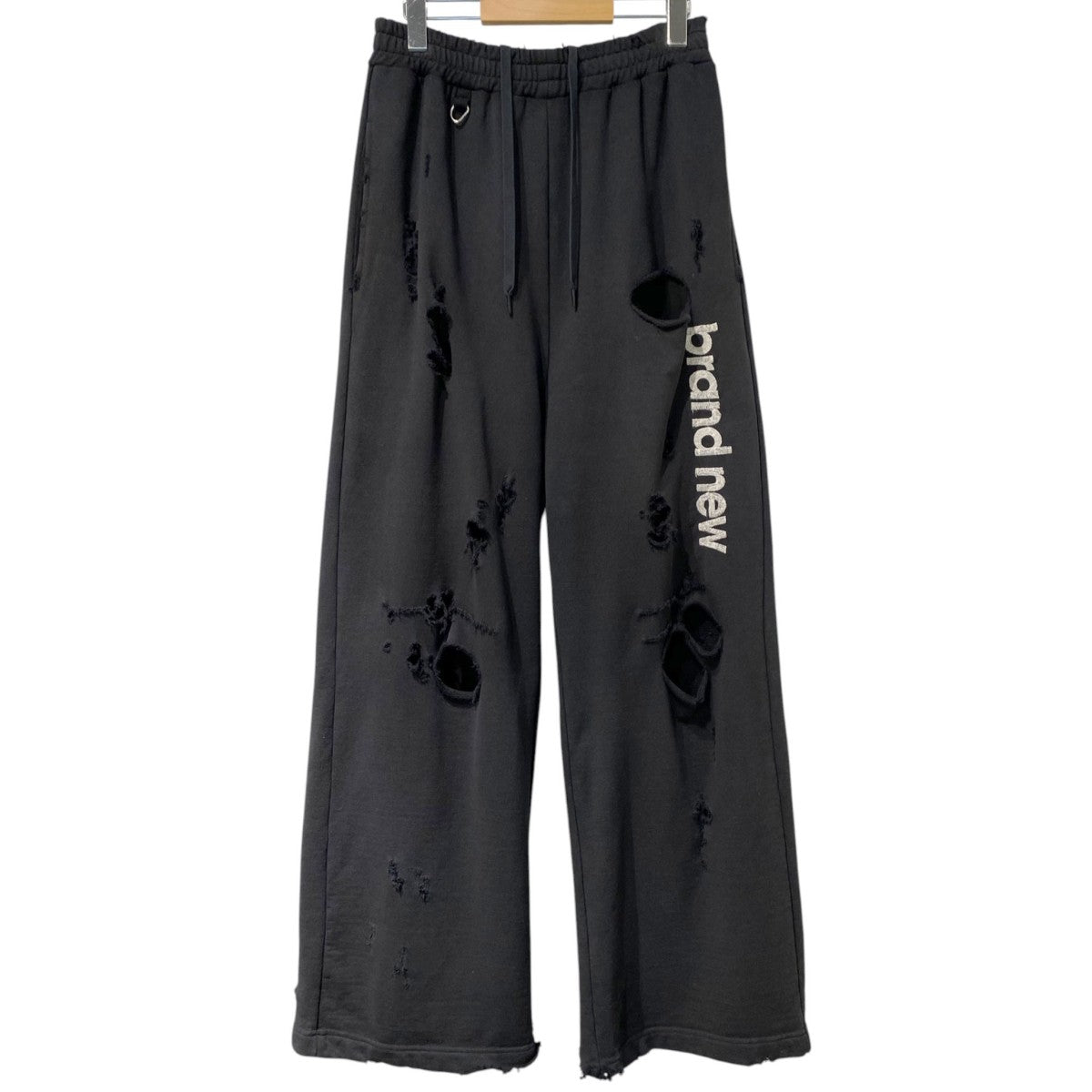 23SSDestroyed Sweat PantsデストロイダメージVintageヴィンテージ加工イージースウェットワイトバギーパンツ