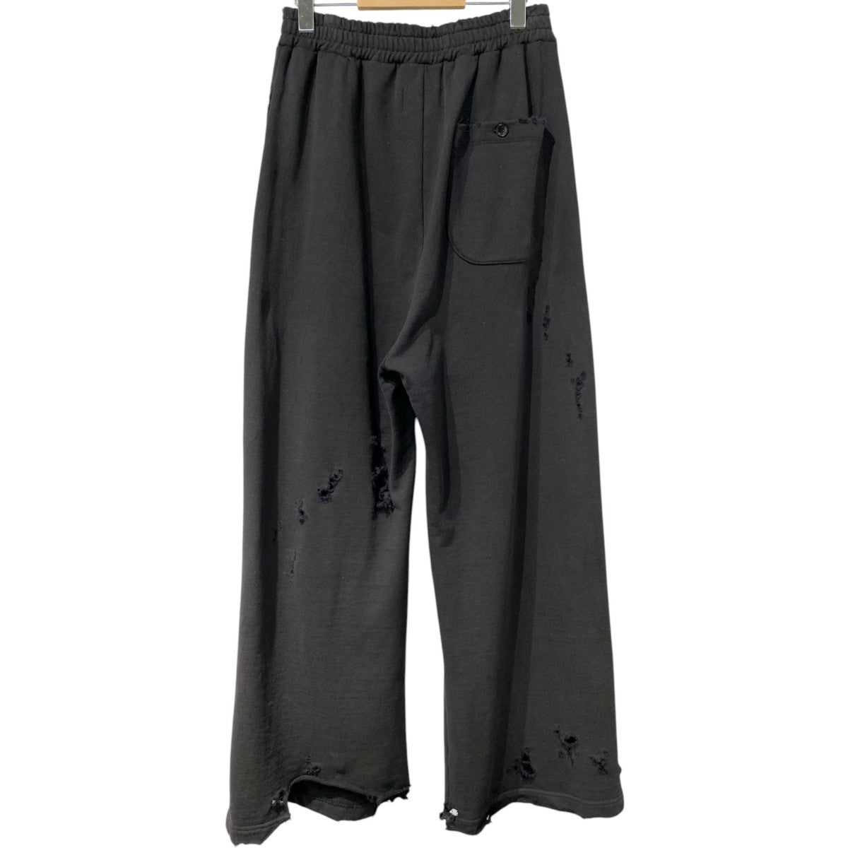 23SSDestroyed Sweat PantsデストロイダメージVintageヴィンテージ加工イージースウェットワイトバギーパンツ
