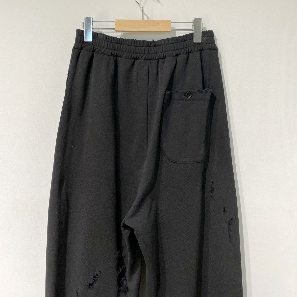23SSDestroyed Sweat PantsデストロイダメージVintageヴィンテージ加工イージースウェットワイトバギーパンツ