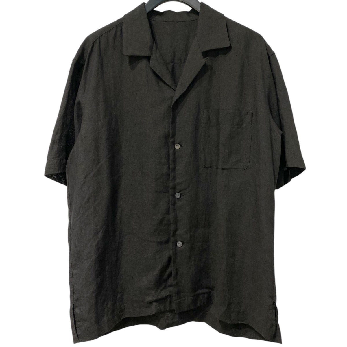 26SSJIKI Linen S／S Shirt磁器リネン半袖シャツHP61FJ544