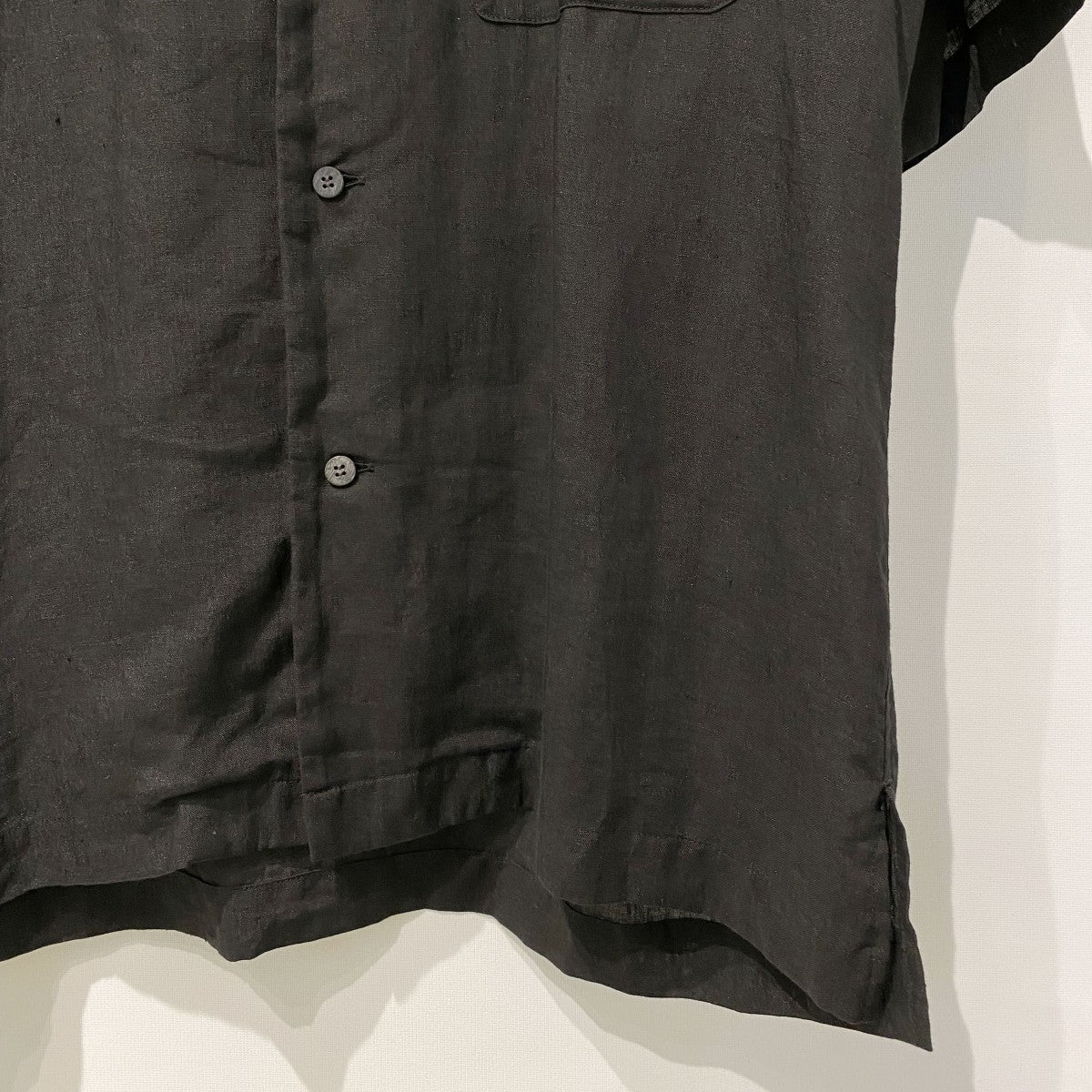 26SSJIKI Linen S／S Shirt磁器リネン半袖シャツHP61FJ544