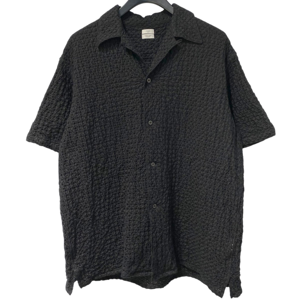 26SSEMBROIDERY OPEN COLLAR SHIRT刺繍オープンカラー半袖シャツ