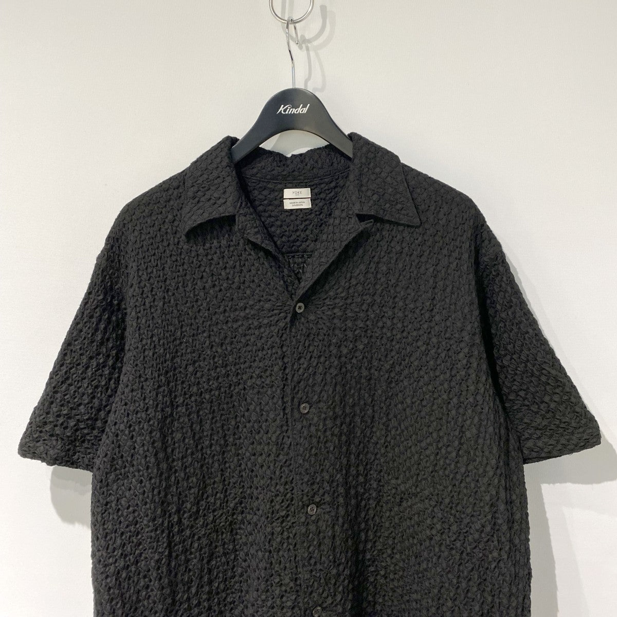 YOKE(ヨーク) 26SSEMBROIDERY OPEN COLLAR SHIRT刺繍オープンカラー