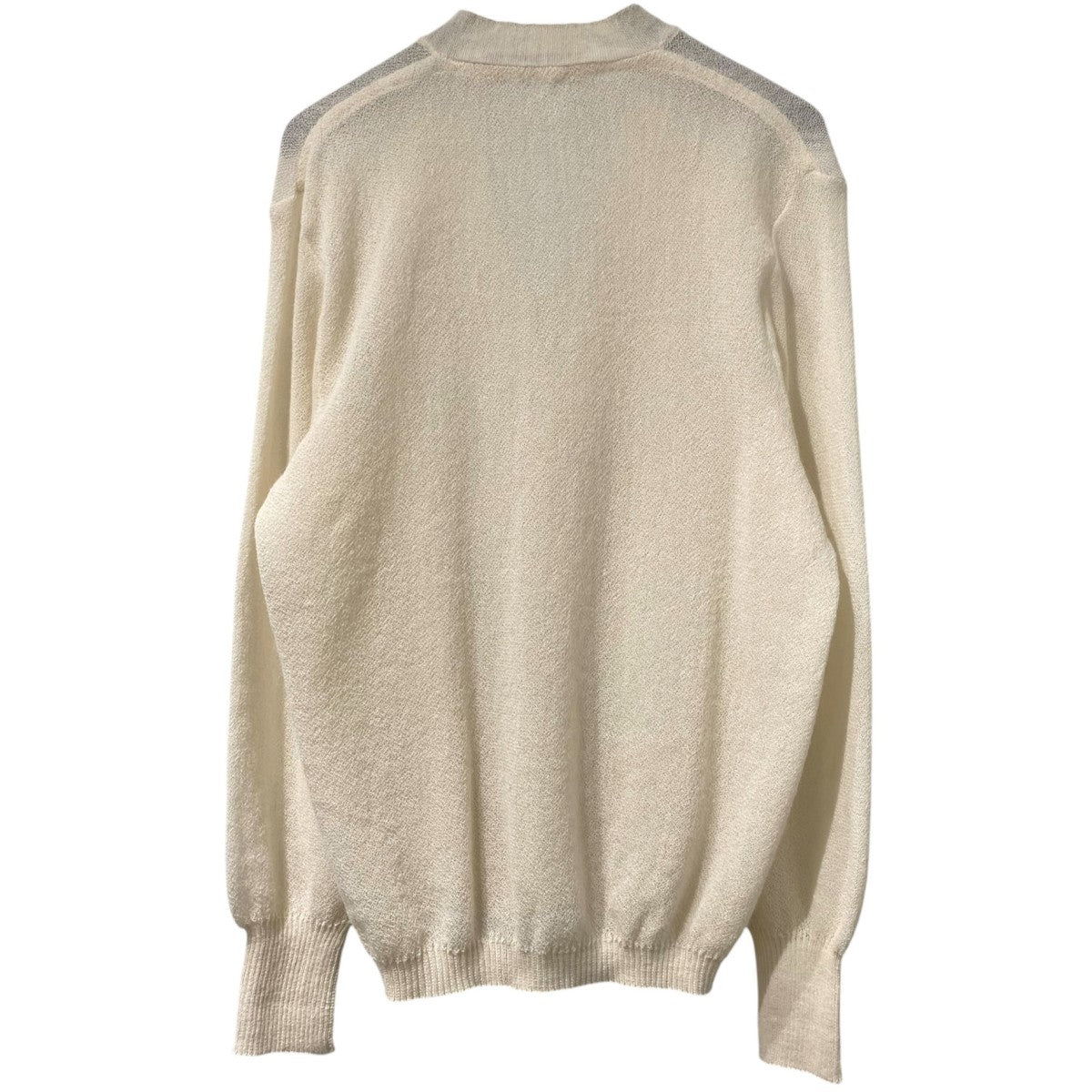 V-Cardigan Solid 1PLYウールカーディガン
