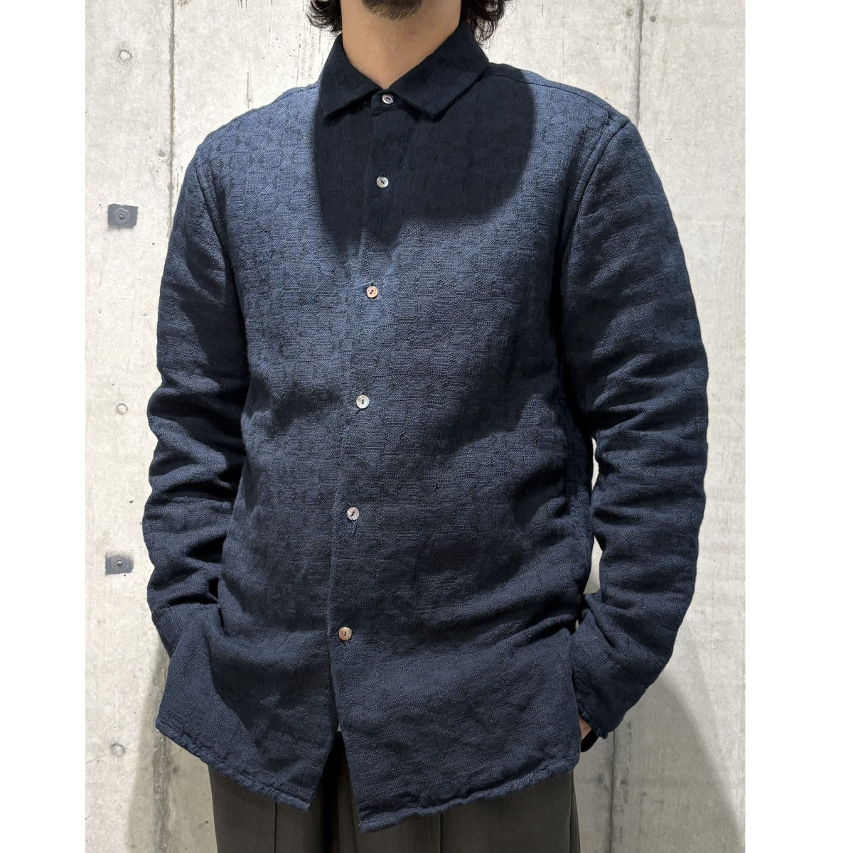 Cotton Hemp Handmade Shirt Jacketコットンヘンプハンドメイドシャツジャケット