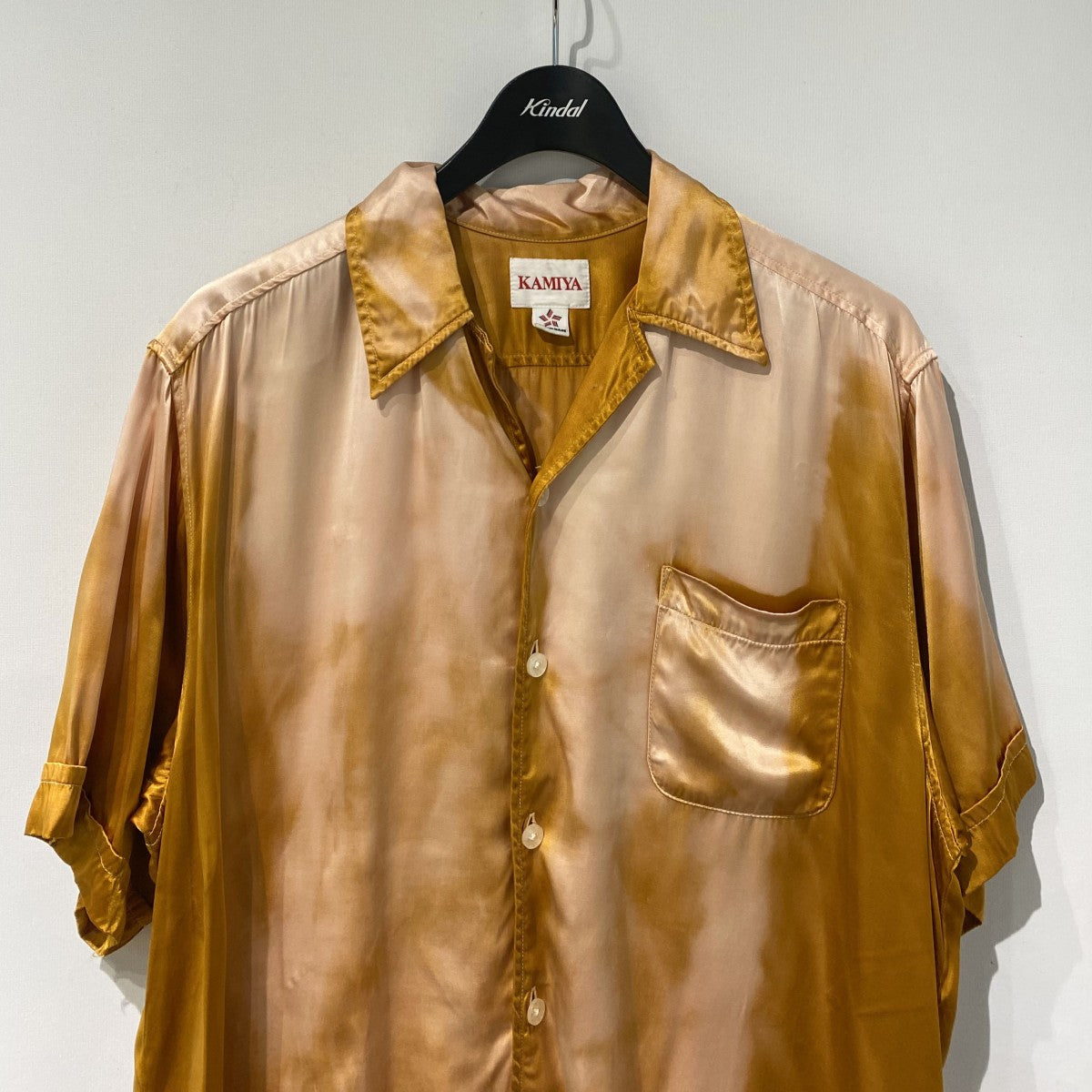24SSRed Devil Bowling Shirtグラデーションタイダイボウリングシャツ