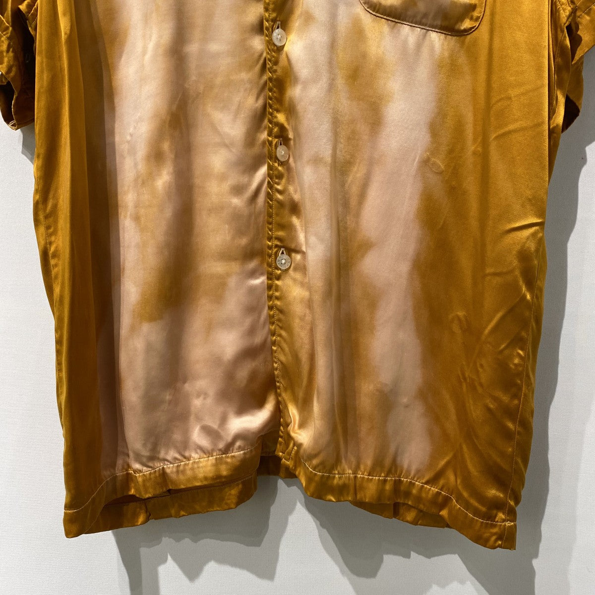 24SSRed Devil Bowling Shirtグラデーションタイダイボウリングシャツ