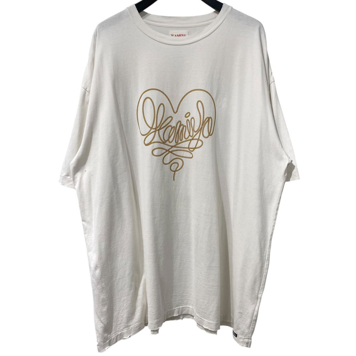 24AWROPE Breached H／S Teeダメージブリーチ加工Tシャツ