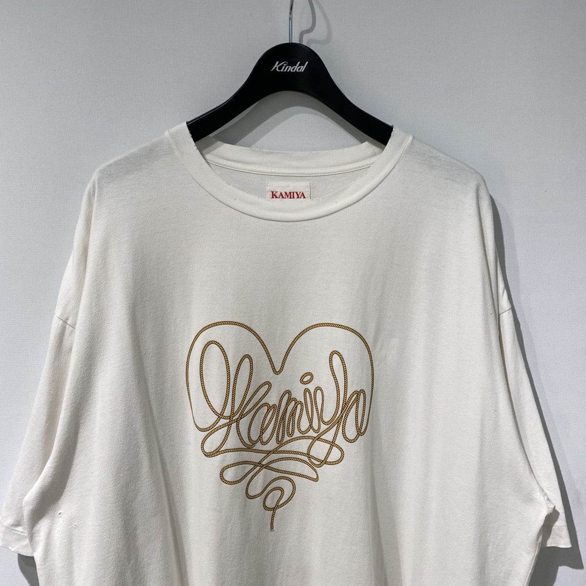 24AWROPE Breached H／S Teeダメージブリーチ加工Tシャツ