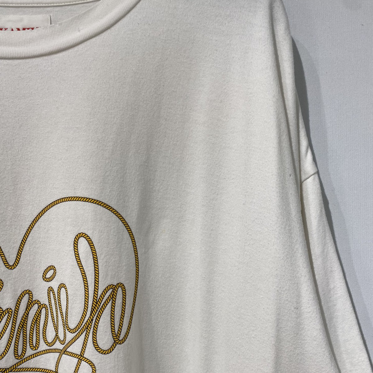 24AWROPE Breached H／S Teeダメージブリーチ加工Tシャツ