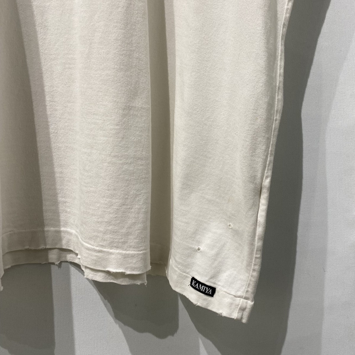 24AWROPE Breached H／S Teeダメージブリーチ加工Tシャツ