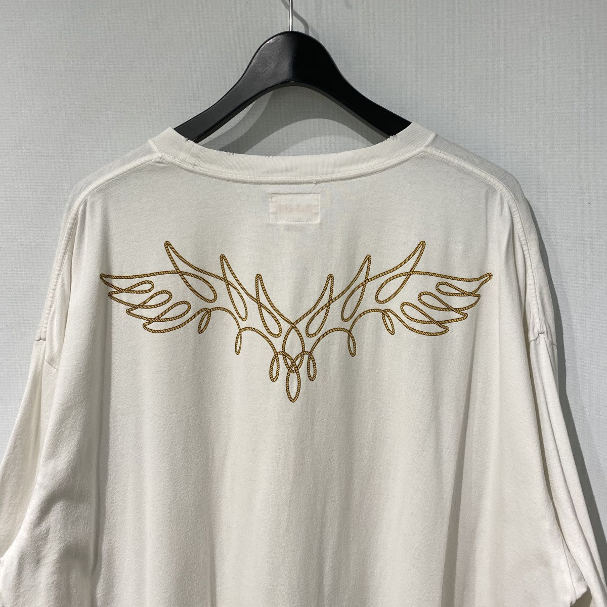 24AWROPE Breached H／S Teeダメージブリーチ加工Tシャツ