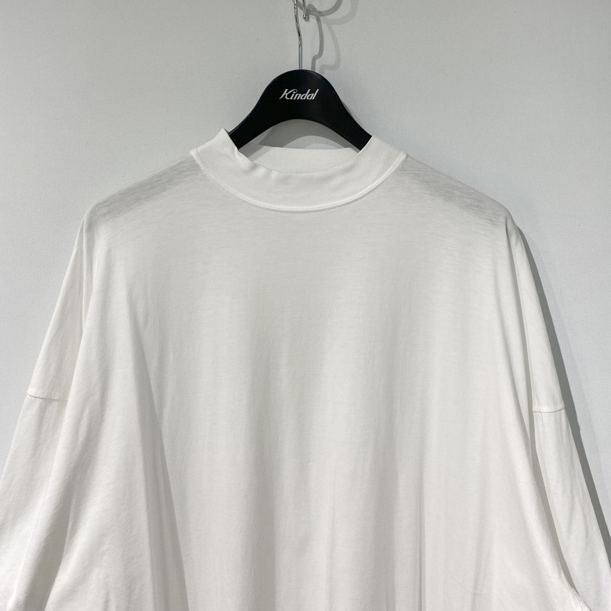 25AWOversized T-ShirtモックネックオーバーサイズTシャツ