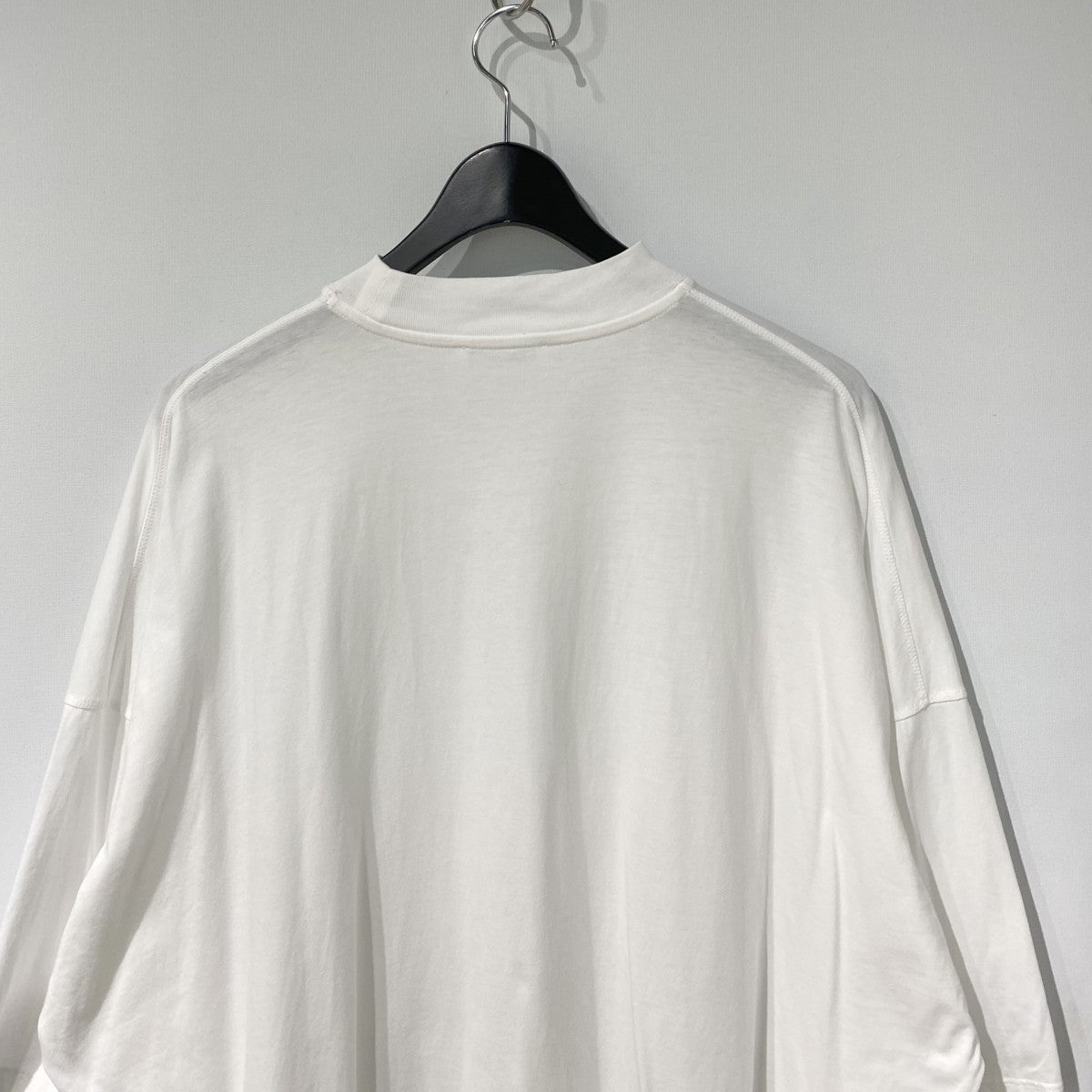 25AWOversized T-ShirtモックネックオーバーサイズTシャツ