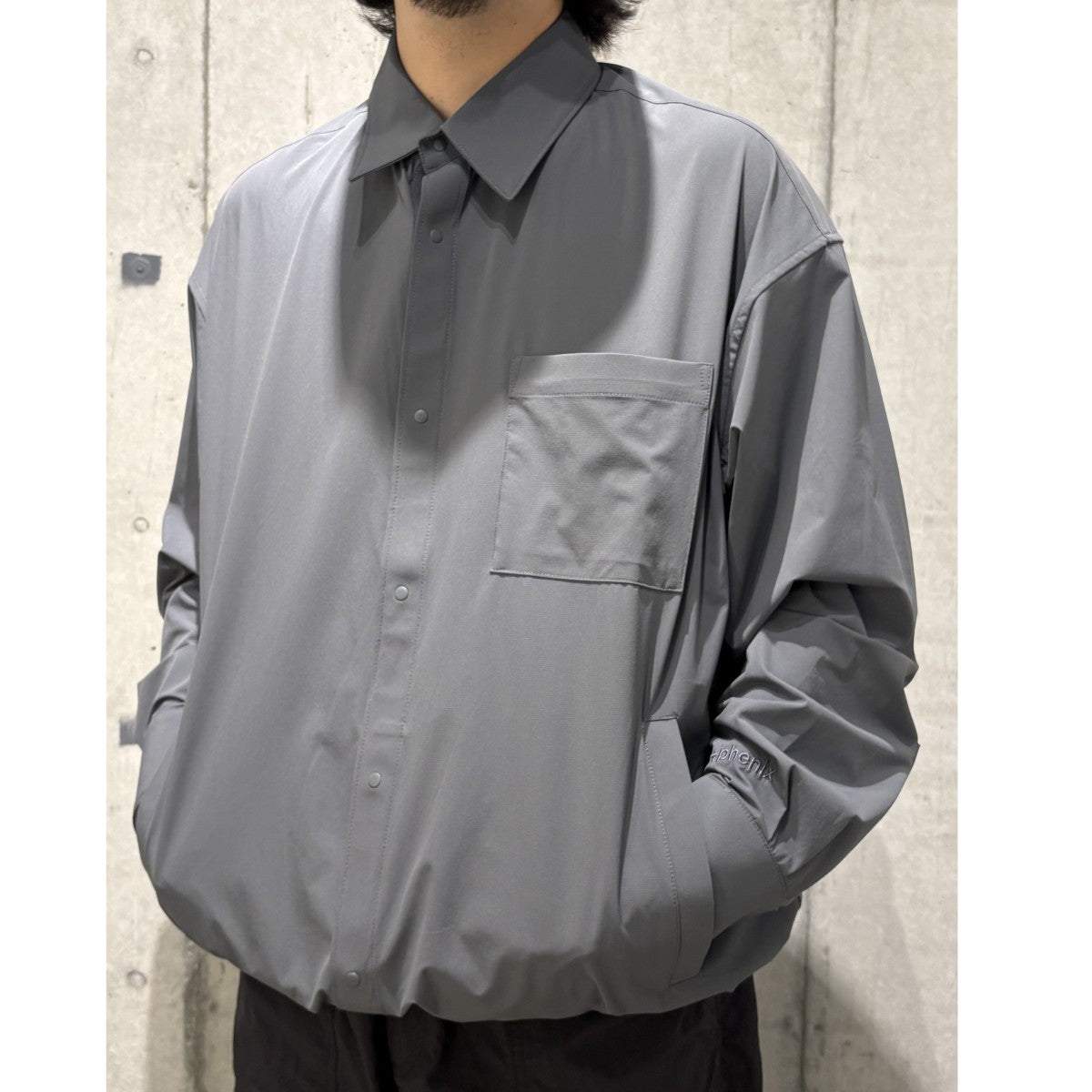 26SSAIRFLOW COACH SHIRT JACKETストレッチTECHテックシャツコーチジャケット