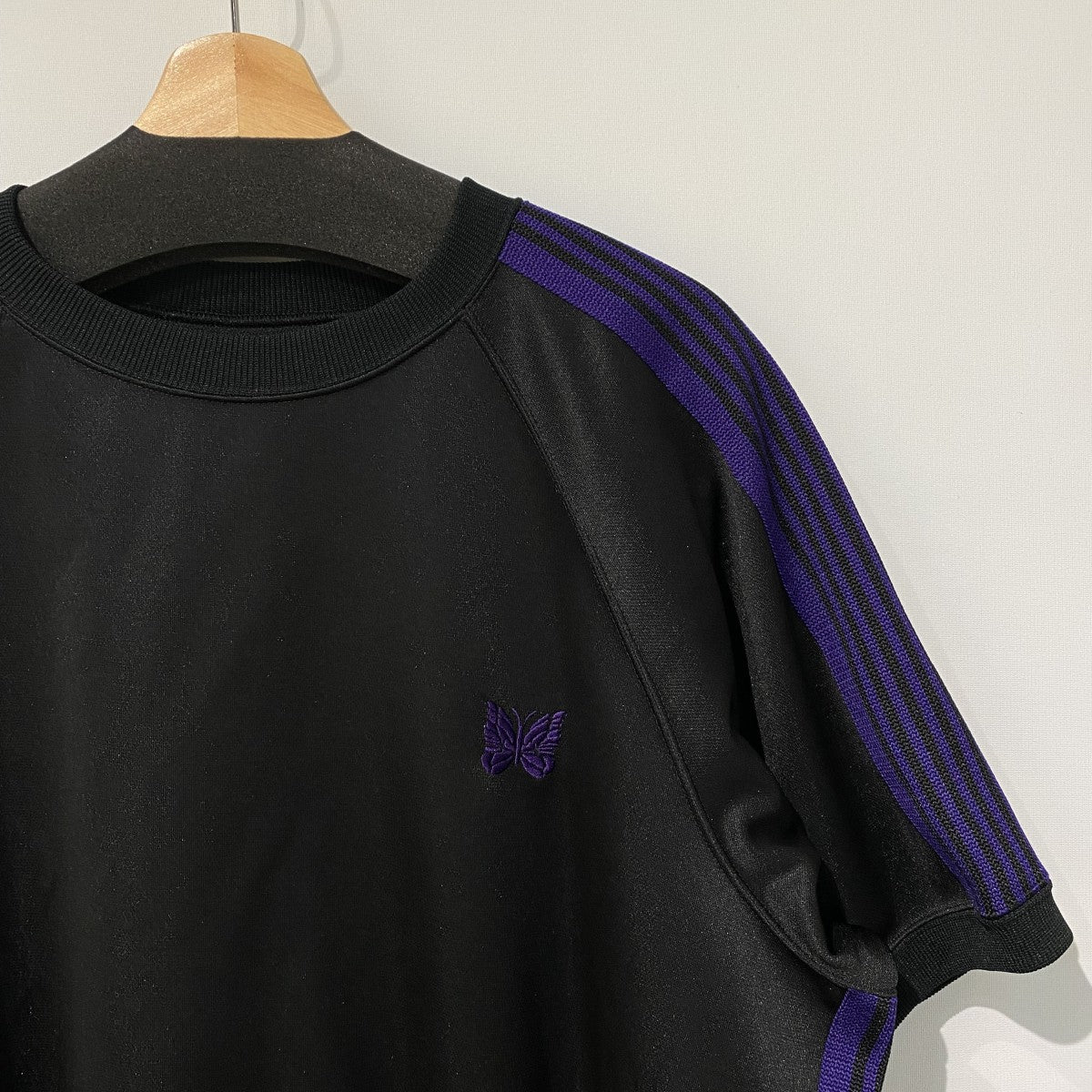 22SSTrack Crew Neck Shirt-Poly SmoothトラックTシャツ