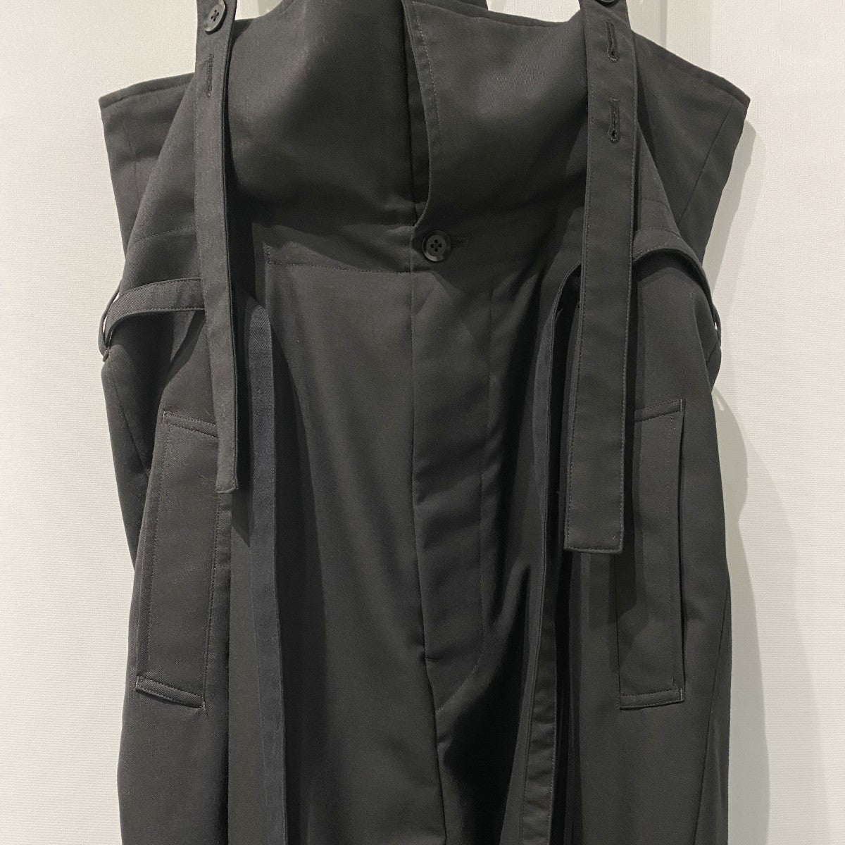 Gabardine High Waist Sarouel PantsウールポリギャバジンハイウエストサルエルパンツGZ-P10-100