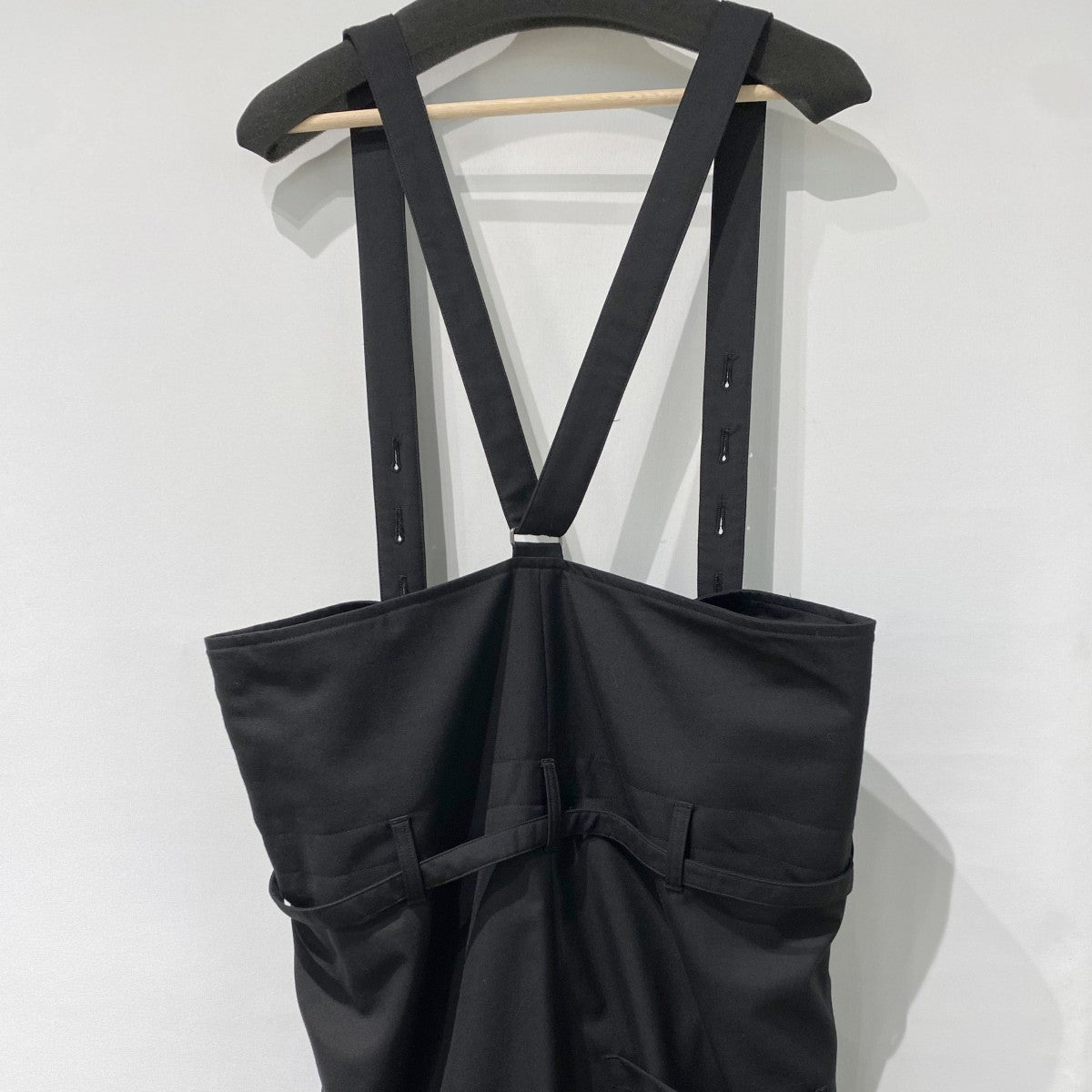 Gabardine High Waist Sarouel PantsウールポリギャバジンハイウエストサルエルパンツGZ-P10-100