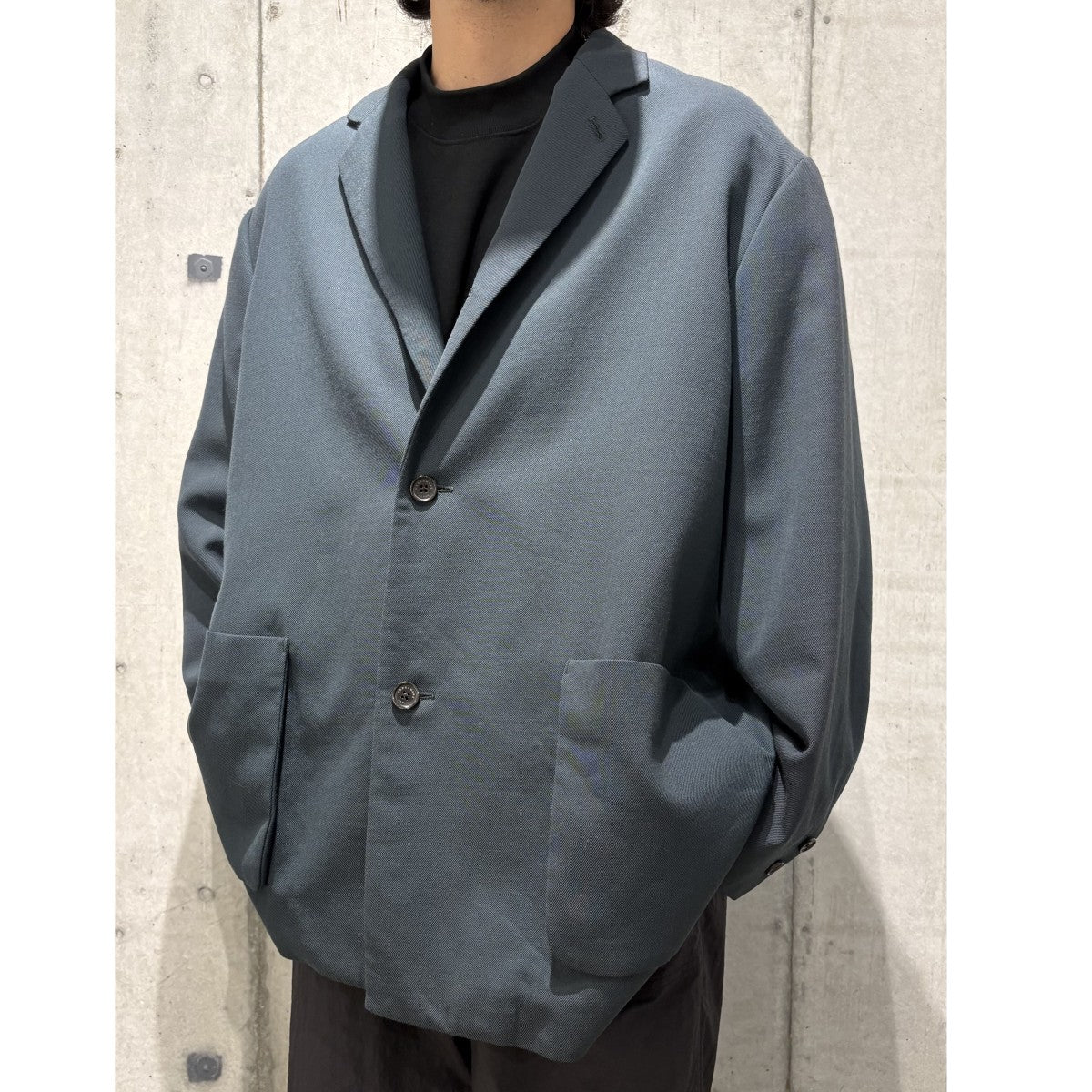 22AWMA COMFORT BLAZER オーガニックウールオーバーサイズジャケット