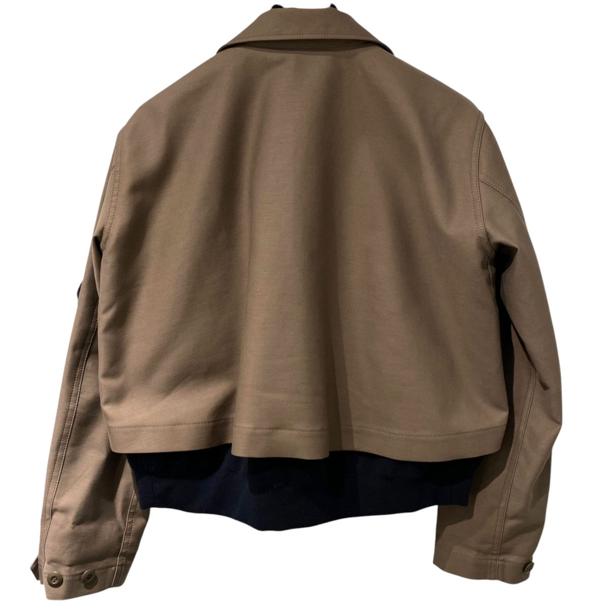 Cotton Back SatinxNylon Twill Jacketコットンバックサテン×ナイロンツイルドッキングジャケット
