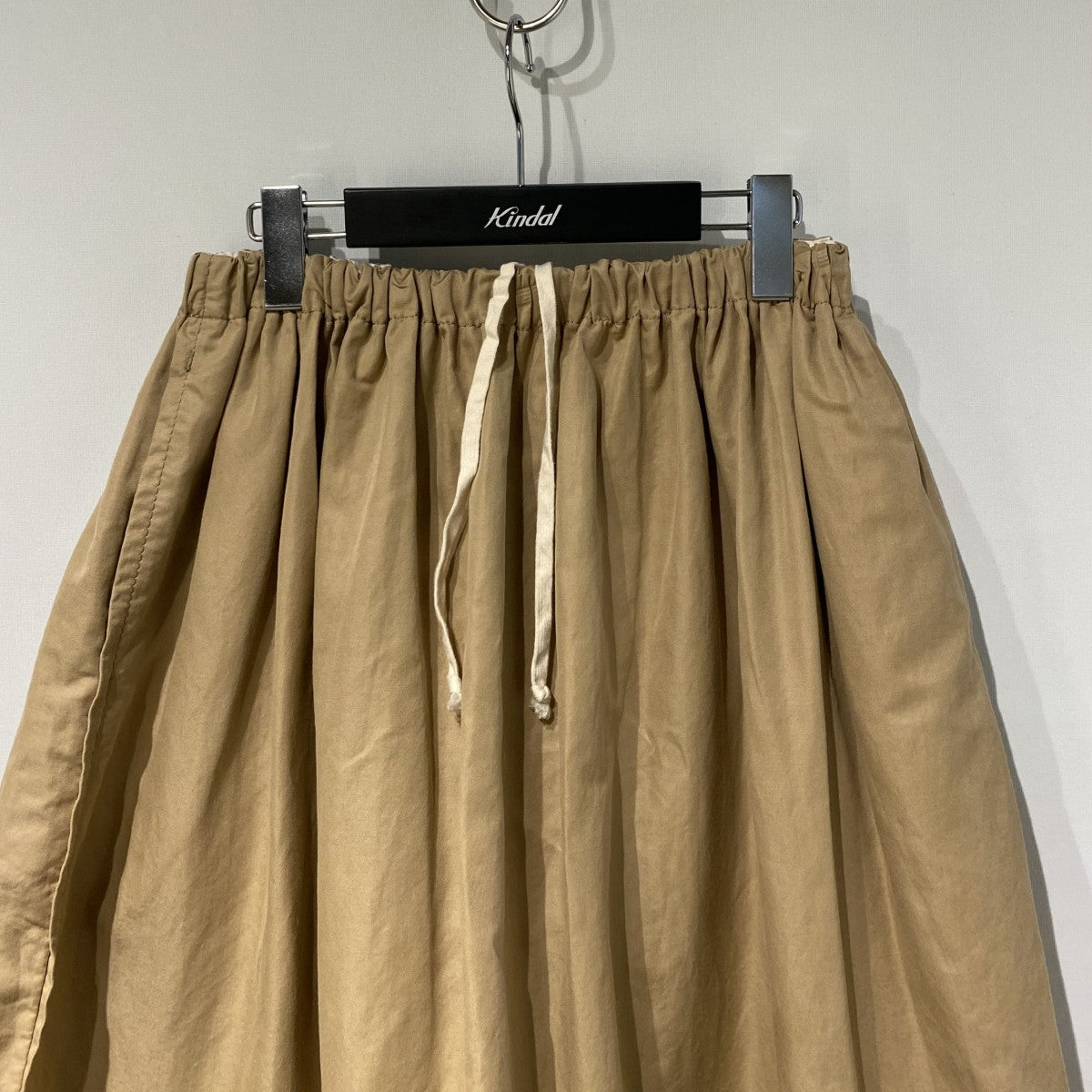 26SSコットンリネン裾フリルスカート