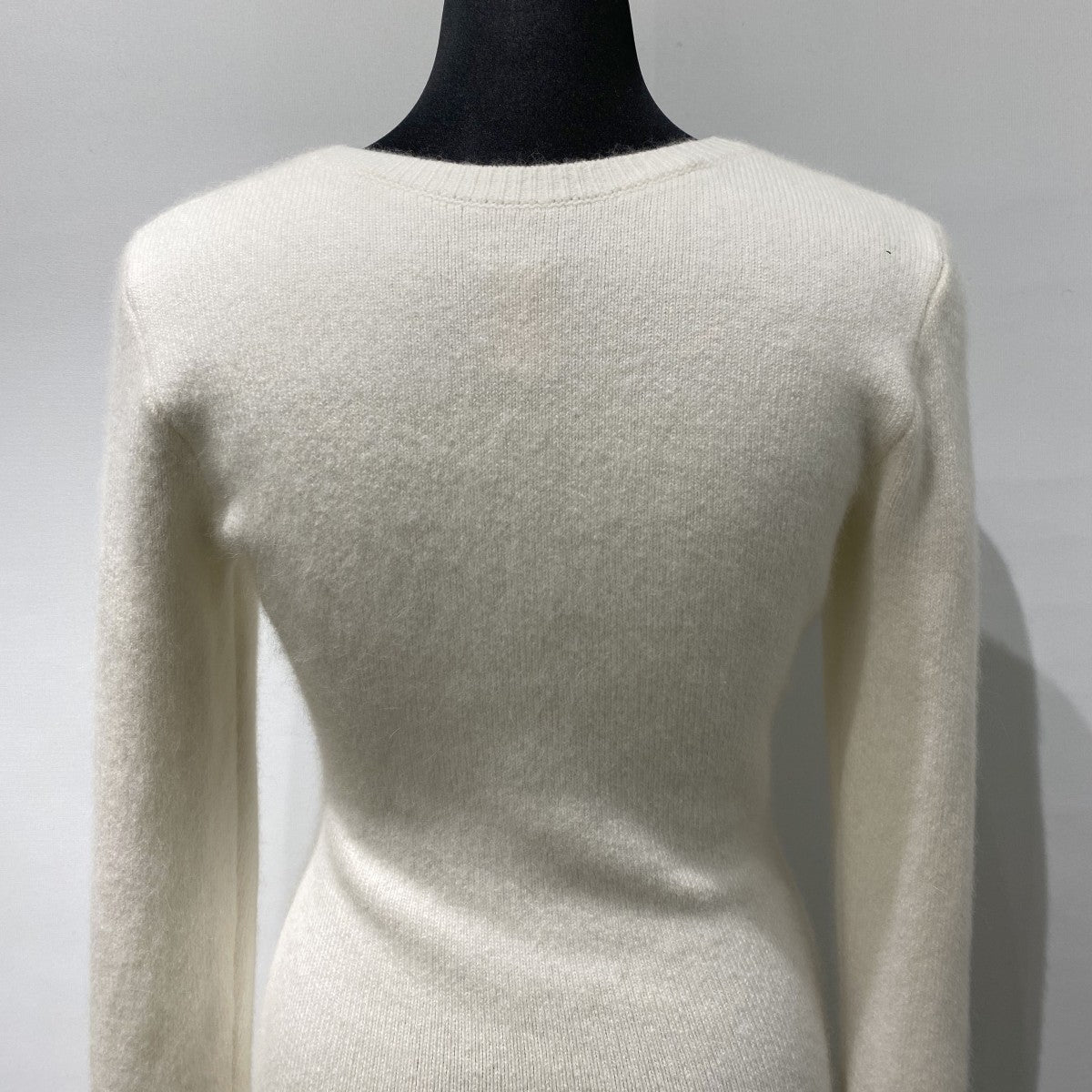 23AWFTC234-0720 KnitヴァルーズVネックストレッチロングニットセーター