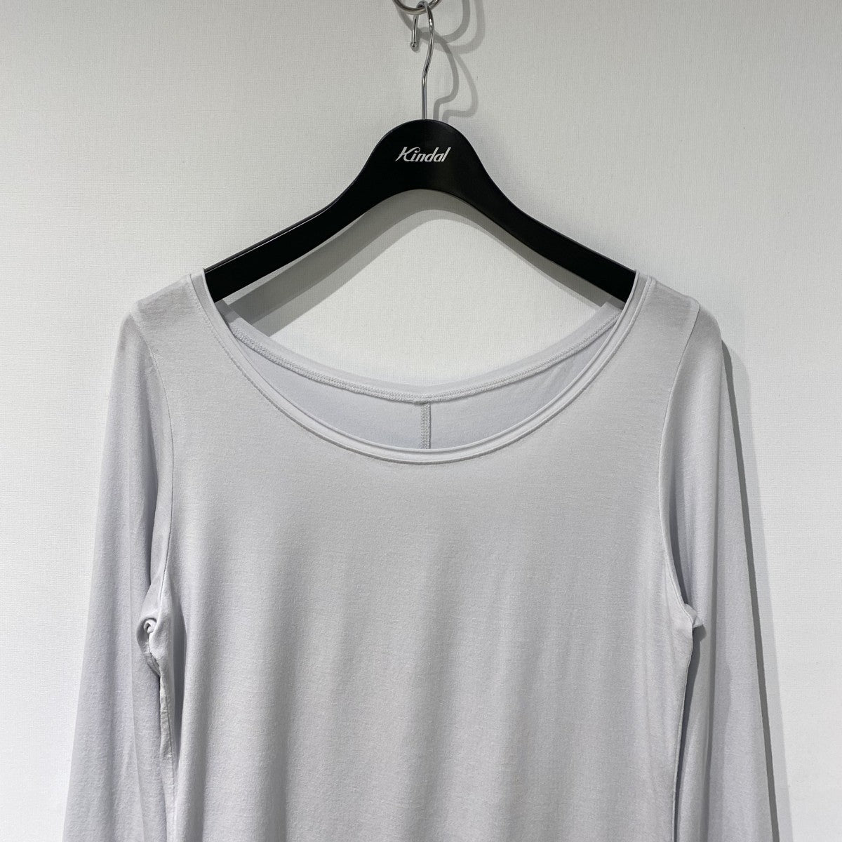 Tencel loose topストレッチロングスリーブカットソー