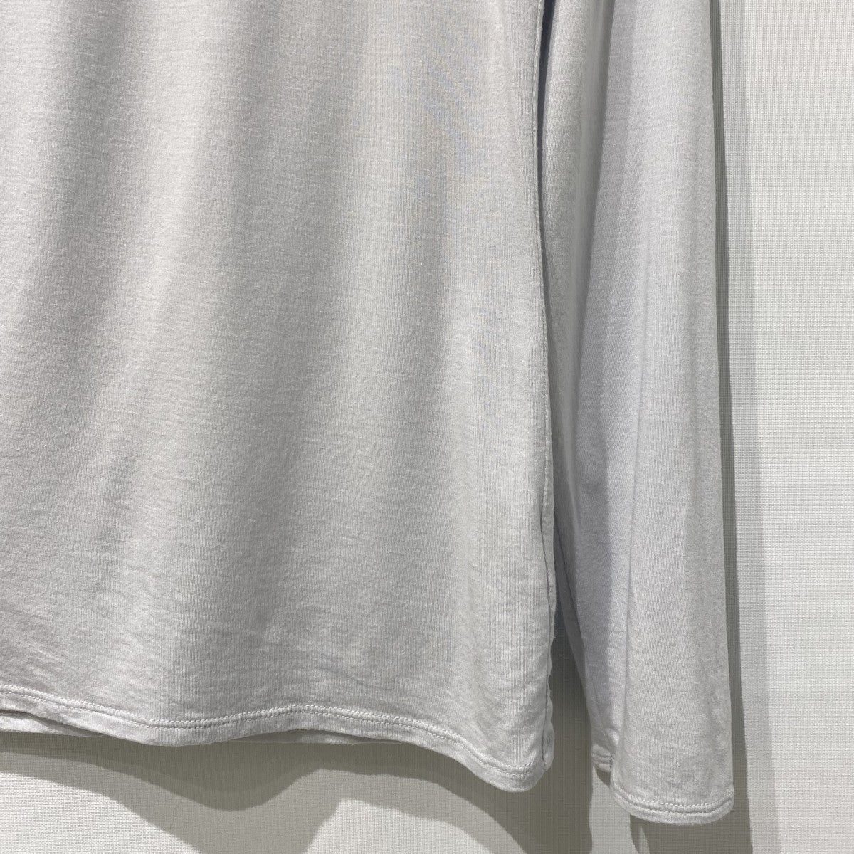 Tencel loose topストレッチロングスリーブカットソー