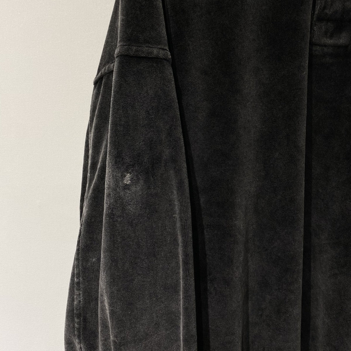 Embossed Logo Pullover Polo Shirtエンボスロゴオーバーサイズベロアポロスウェット