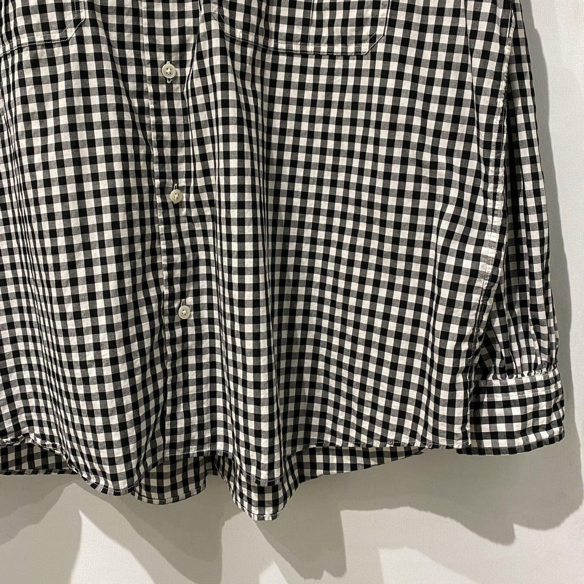 Roll Up Gingham Check Shirtロールアップギンガムチェックシャツ