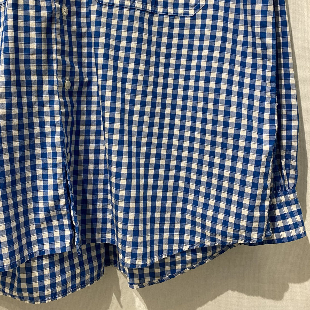 Roll Up Gingham Check Shirtロールアップギンガムチェックシャツ