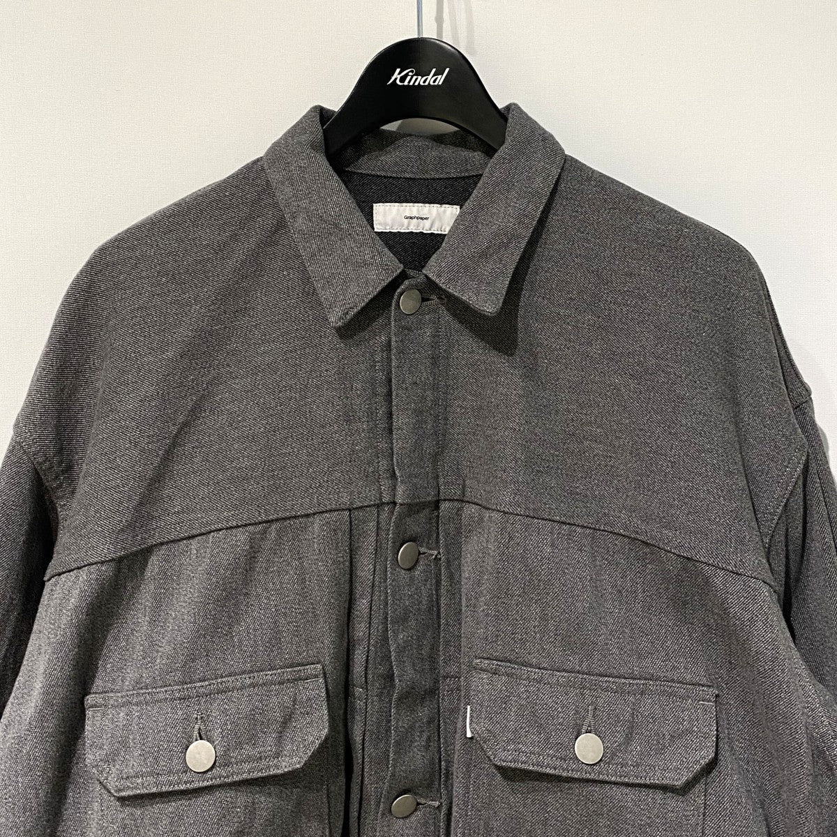Graphpaper Colorfast Denim Blouson＆2 Tuck Pantsオーバーサイズデニムジャケット＆2タックワイドデニムパンツ セットアップ 古着・中古-6枚目のアイテム画像