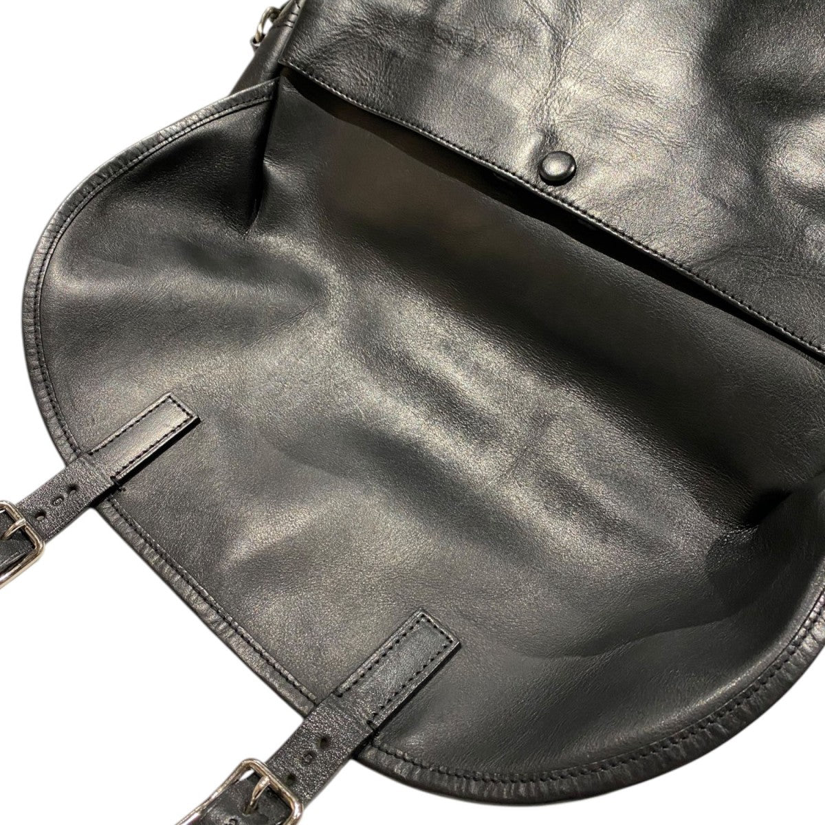 CLASP Shoulder Bag(L)レザーショルダーバッグ