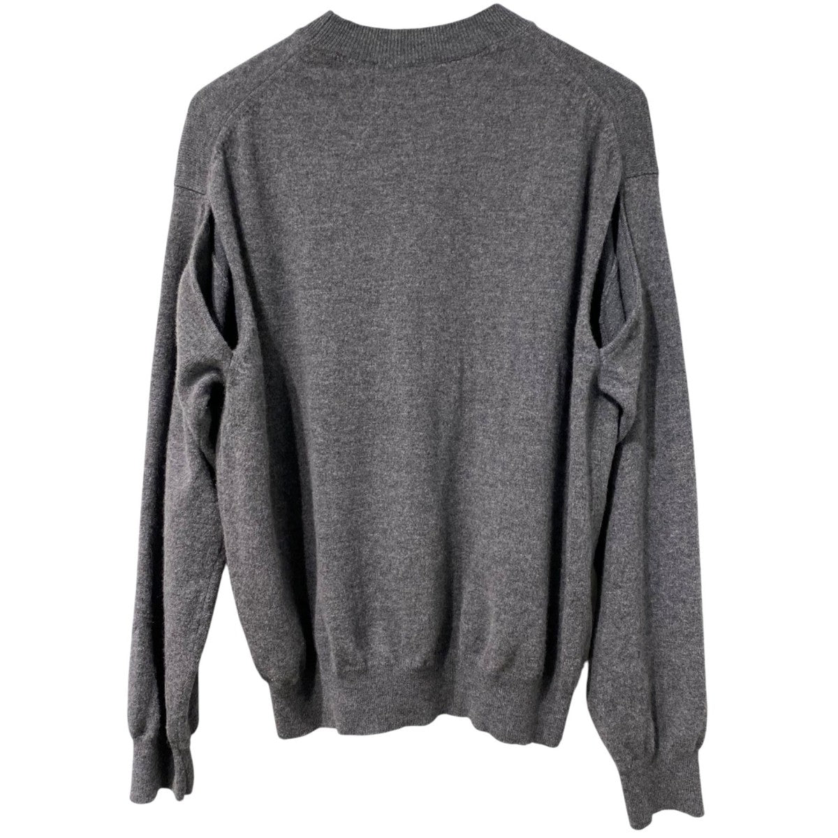 Wool Cashmere Mock Neck Sweaterコットンカシミヤスリットモックネックニットセーター