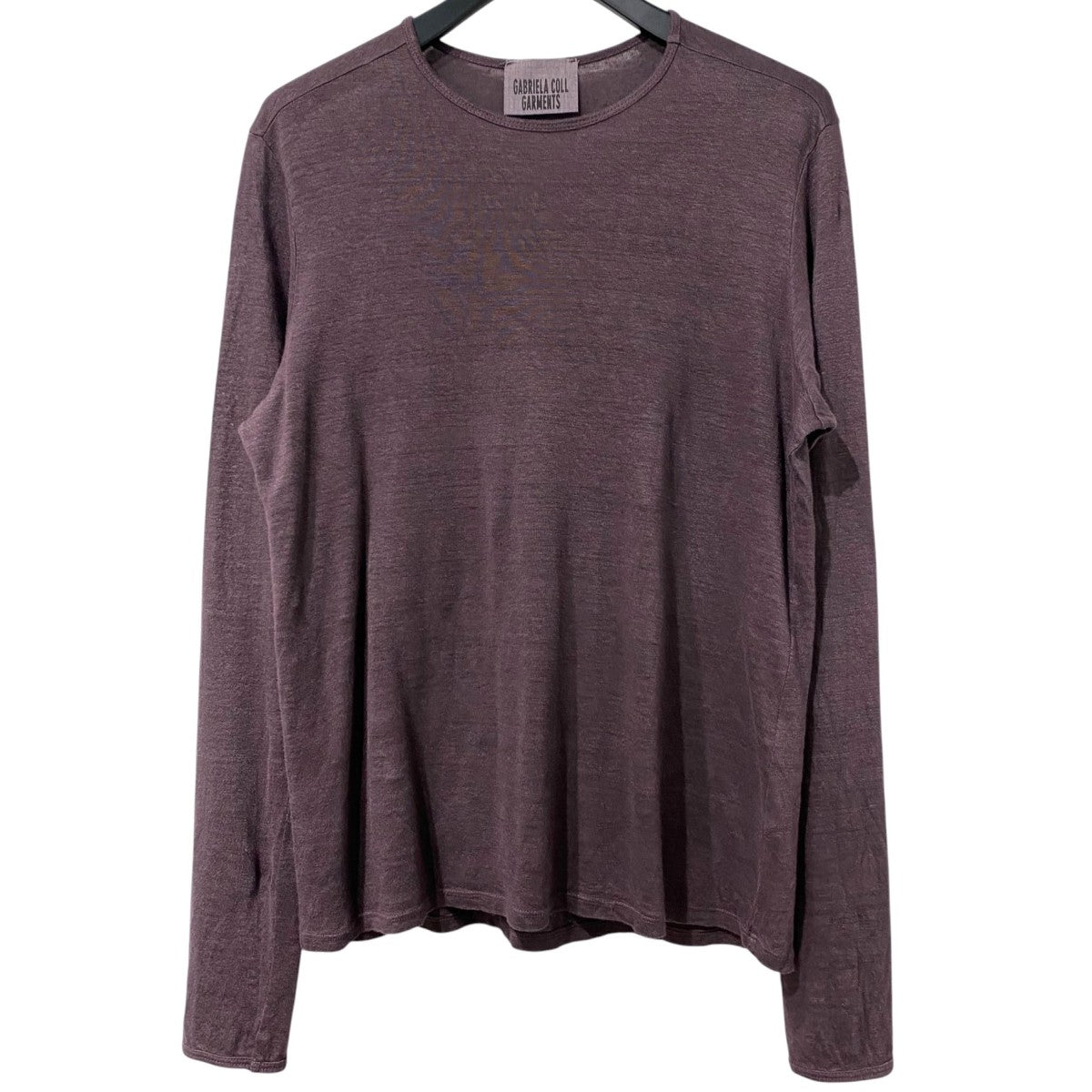 24SSNO．87 Linen Long Sleeve T-Shirtリネンロングスリーブカットソー