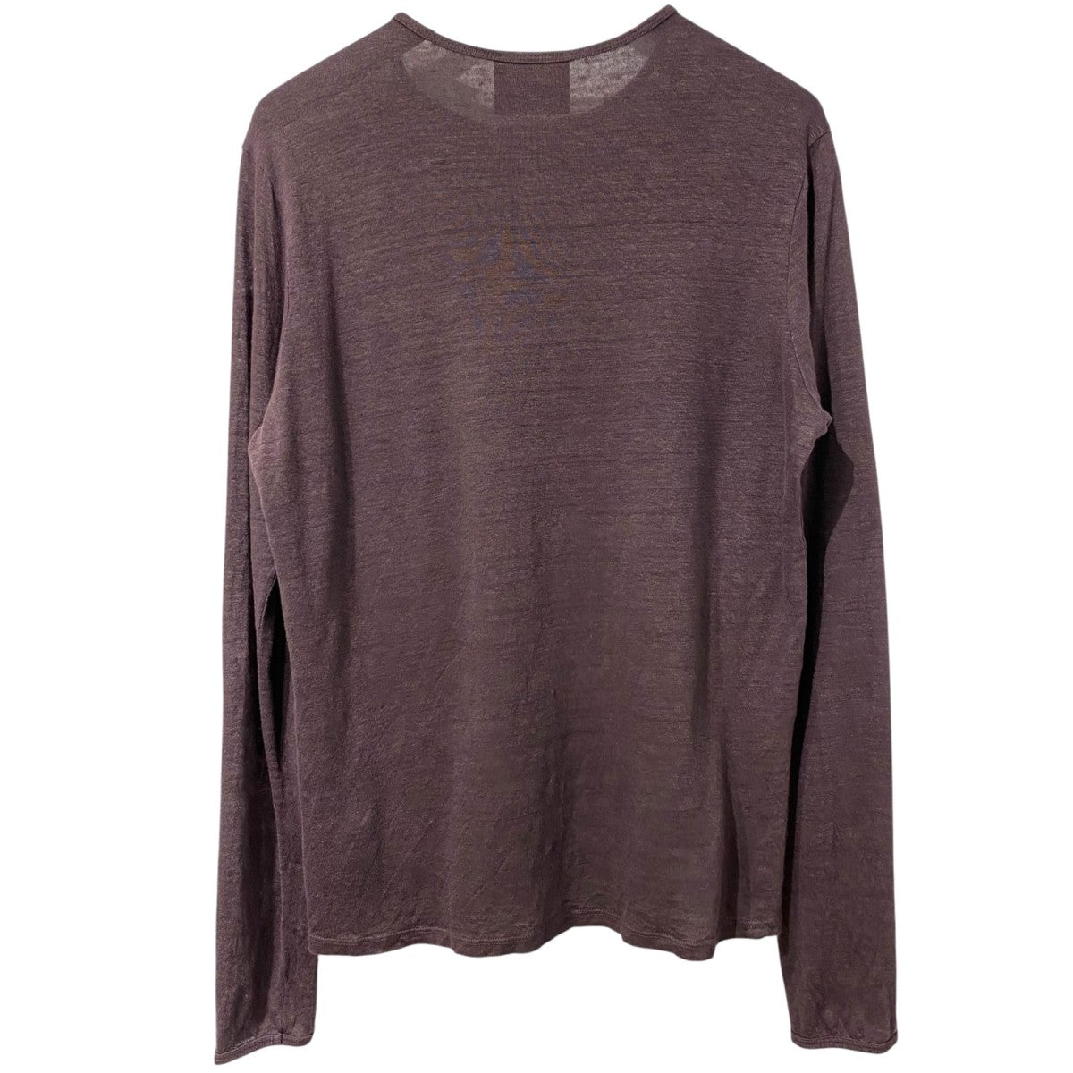 24SSNO．87 Linen Long Sleeve T-Shirtリネンロングスリーブカットソー