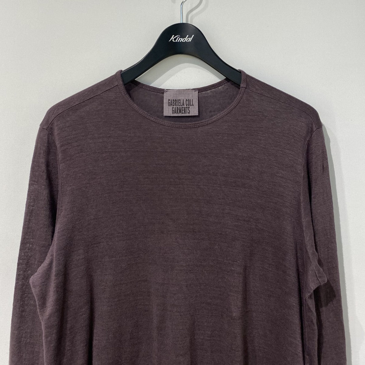 24SSNO．87 Linen Long Sleeve T-Shirtリネンロングスリーブカットソー