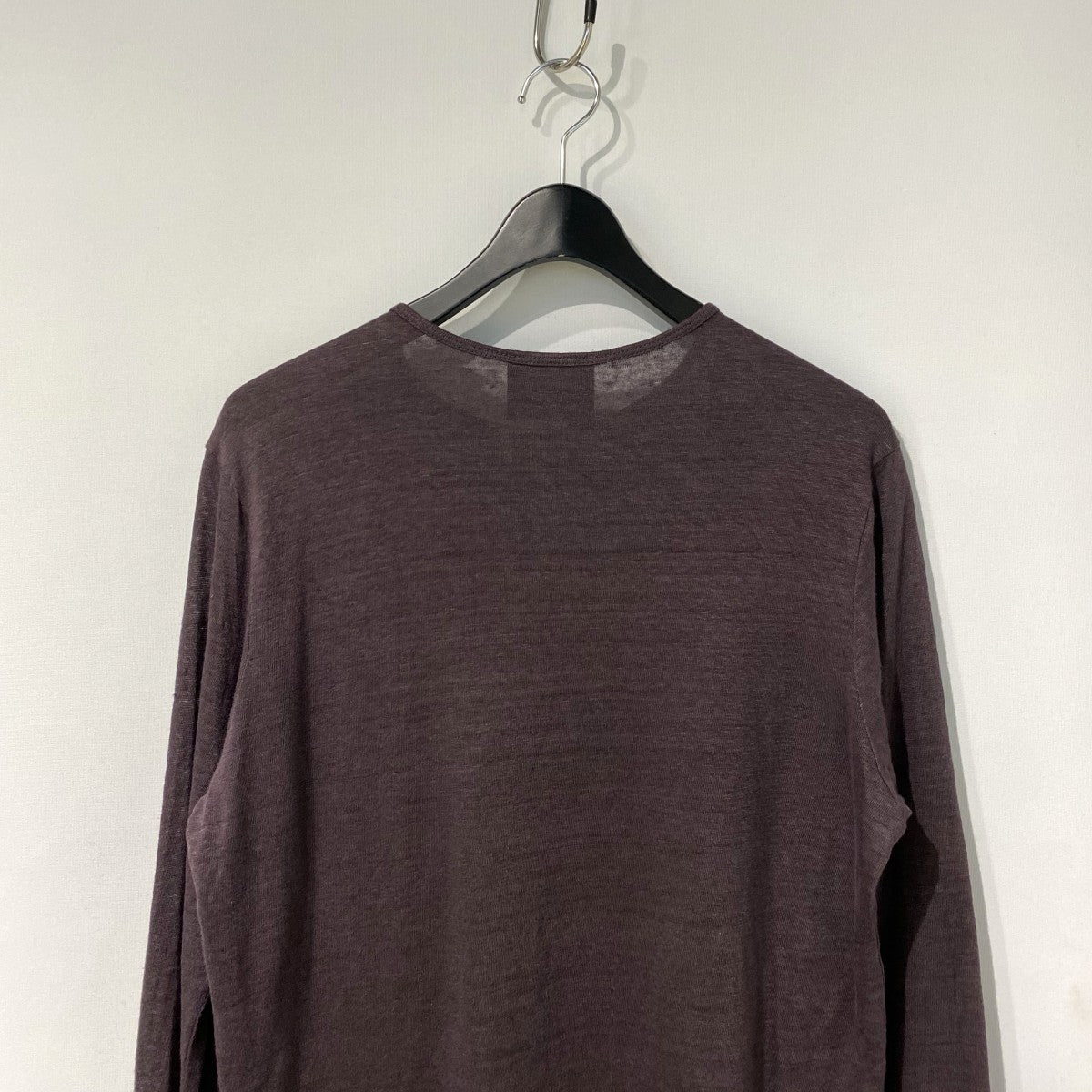 24SSNO．87 Linen Long Sleeve T-Shirtリネンロングスリーブカットソー