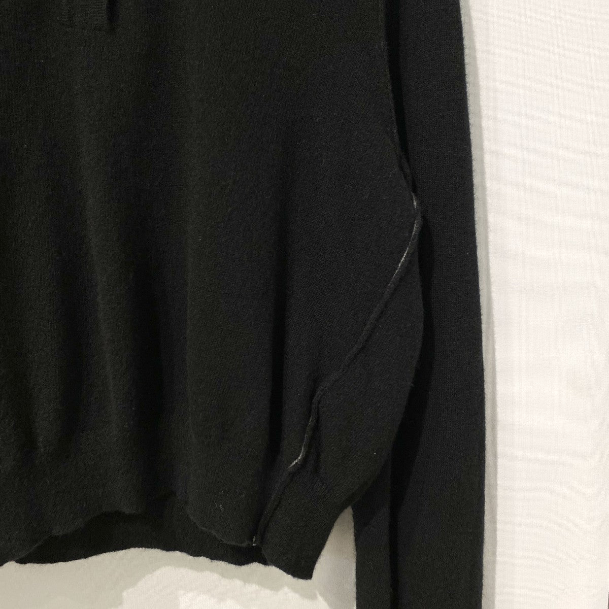 24AWWL／CA COLLAR Pulloverショート丈ニットポロシャツ