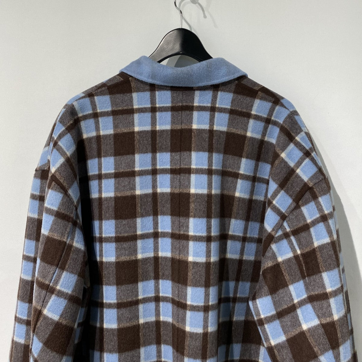 23AWビッグチェックリバーシブルコート