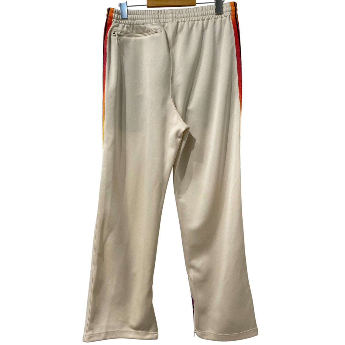 needles×AWGE Zipped Track Pant Poly Smoothストレートトラックパンツ