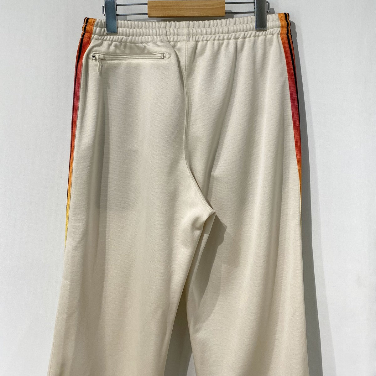 Zipped Track Pant Poly Smoothストレートトラックパンツ