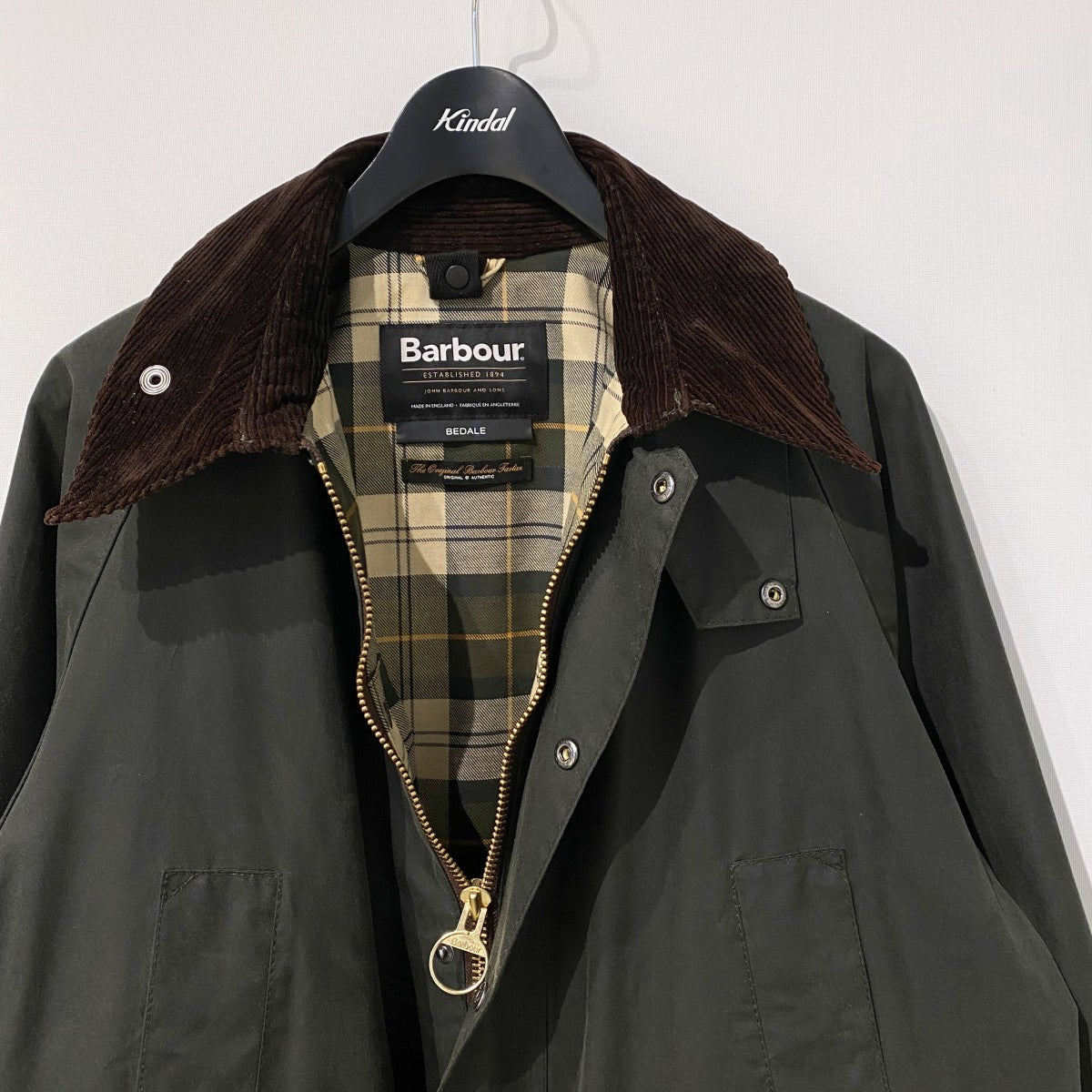 25AWBEDALEビデイルワックス ジャケット レギュラーフィット オイルドジャケット