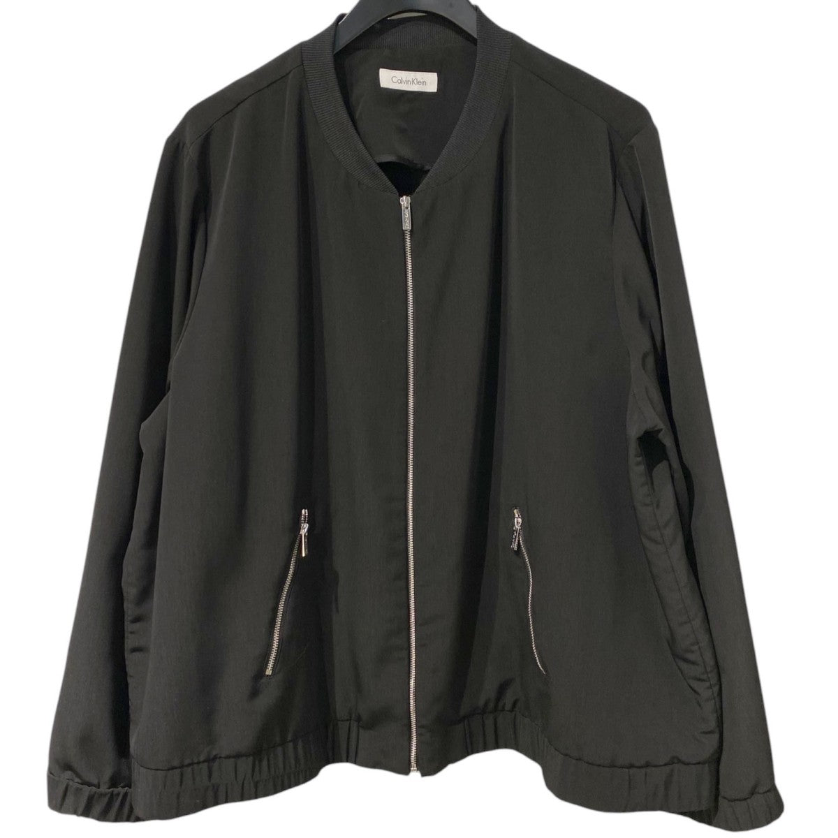 Solid Bomber Jacketショート丈オーバーサイズボンバージャケット