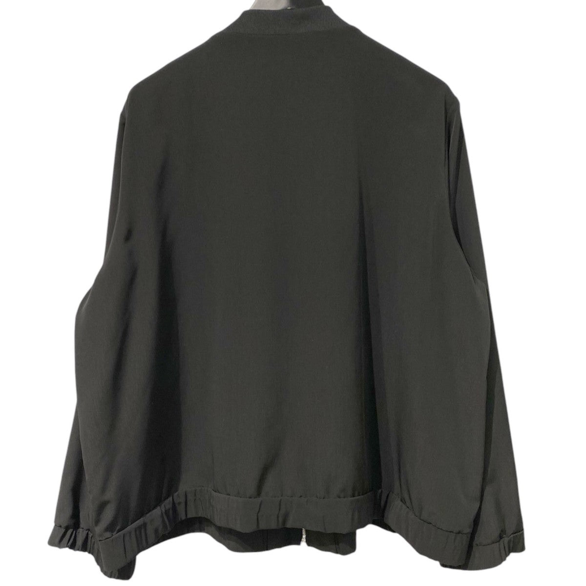 Solid Bomber Jacketショート丈オーバーサイズボンバージャケット