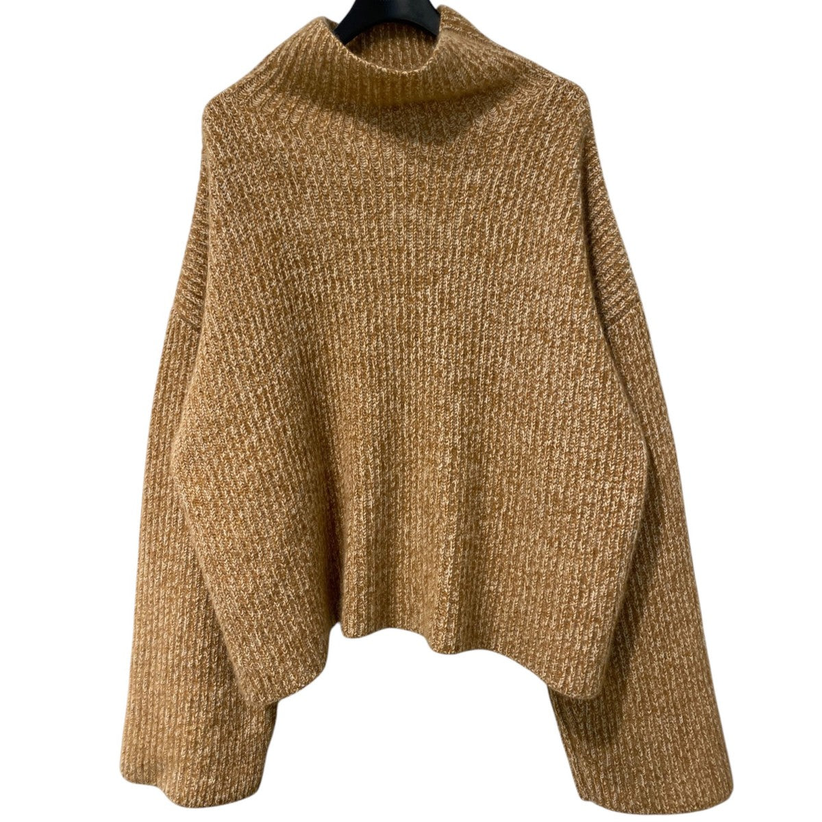 CELINE by×PHOEBE PHILO Cashmere Chunky Knit 2WAYスリットカシミヤショート丈オーバーサイズタートルネックニットセーター 古着・中古-3枚目のアイテム画像