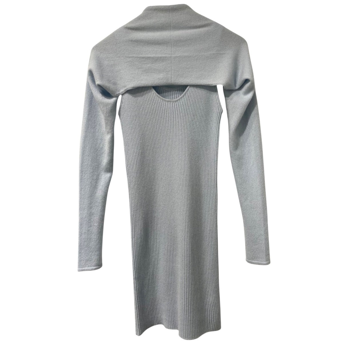yo BIOTOP(ヨー ビオトープ) Cashmere rib tiny top＆Cashmere