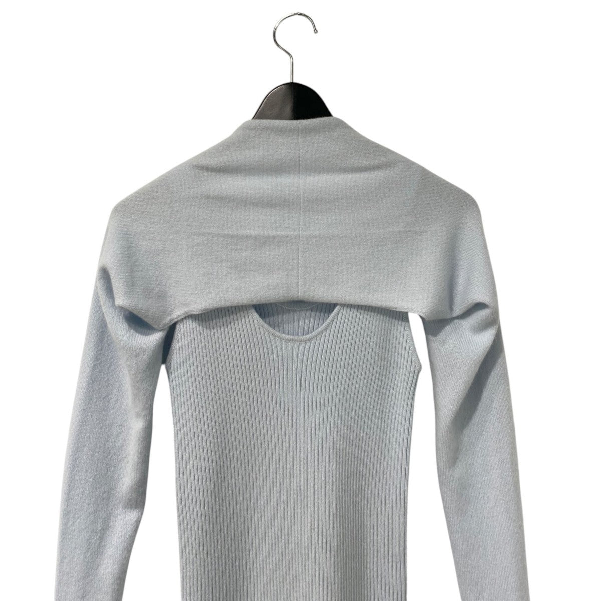 Cashmere rib tiny top＆Cashmere armcoverカシミヤリブタイニートップ＆アームカバーセット