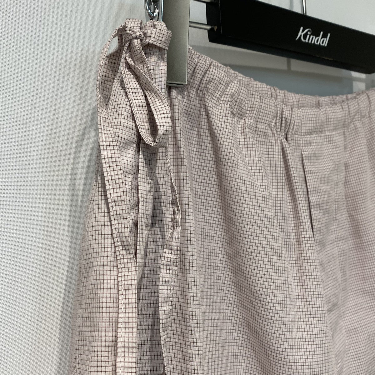 OLD FOLK HOUSE 25AWCotton Lyocell Lounge PantsコットンリヨセルラウンジイージーチェックパンツOFH009PT51 古着・中古-4枚目のアイテム画像