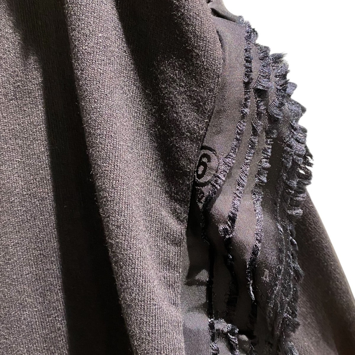 MM6 Maison Margiela 24AW無起毛スウェットジャージー フリルショート 古着・中古-7枚目のアイテム画像